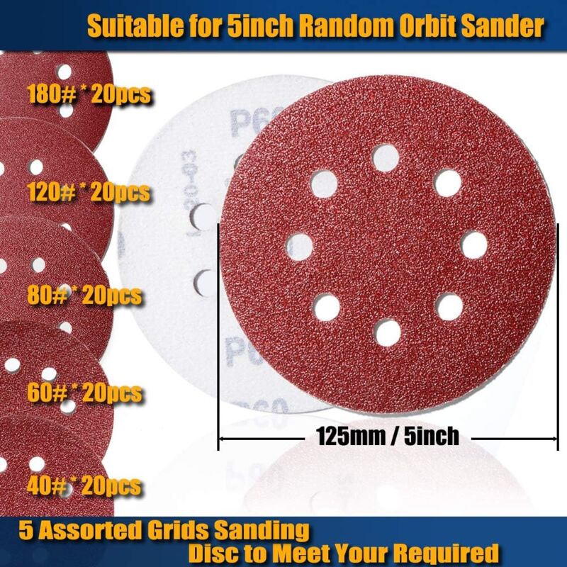 Lot 150 Plaques Abrasives Multi-Outils Ponceuse Delta + 3 Disques + 3 Supports Doigts - Grains 60 à 240