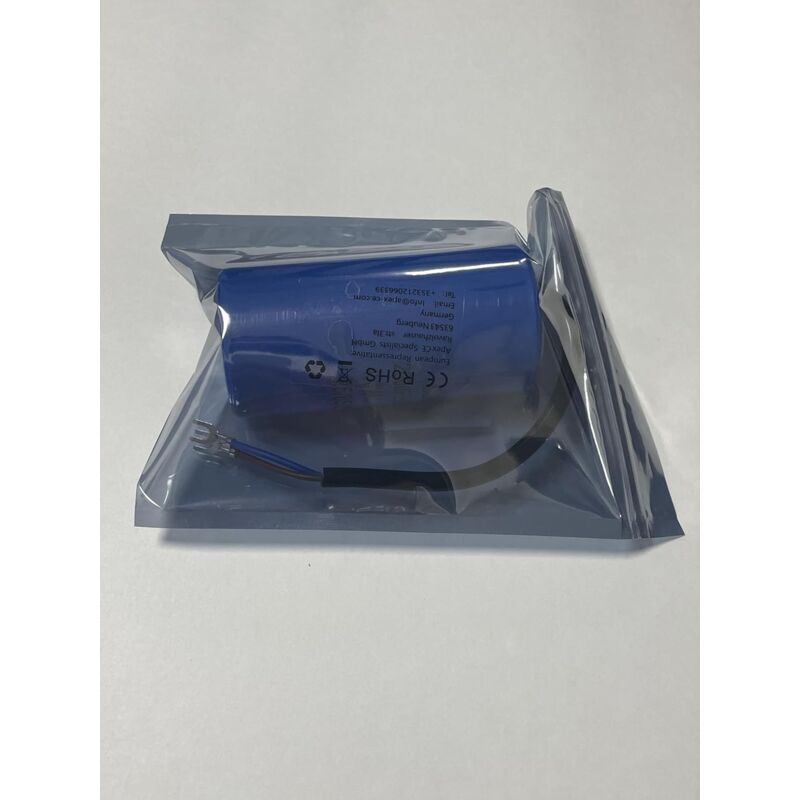 Sourcing Map CBB60 Condensateur Fonctionnement 25uF 450V AC Double Insert 50 /60Hz Cylindre 73x44mm Blanc Pour Moteur Pompe à Eau Compresseur Air