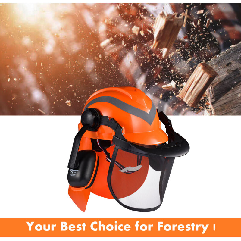 Chapeau De Sécurité Avec Pare-Soleil Orange – Casque Respirant En Coton Doux Pour Ouvriers Du BTP, Travailleurs De Voirie Et Assainissement