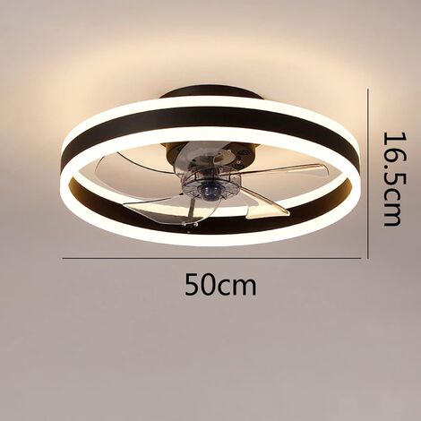 Ventilateur De Plafond Avec Lumière LED Joparri - 3 Vitesses, Télécommande, Réglage Couleur Et Minuterie - 80W Silencieux Pour Salon, Chambre, Salle à Manger