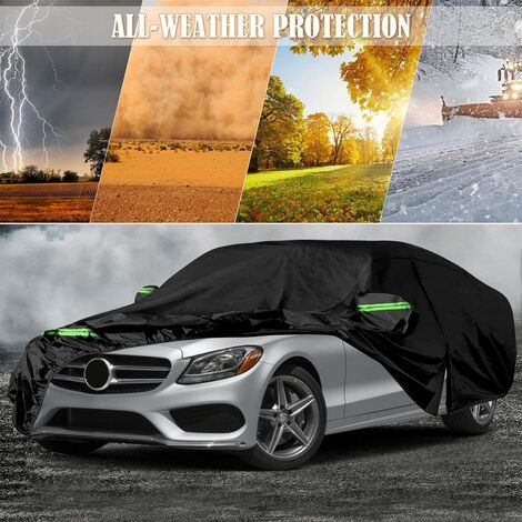 Housse De Voiture Extérieure Pour Mercedes Classe A 220 2022-2023 - Étanche, Anti-UV, Bandes Réfléchissantes - Tissu 190T
