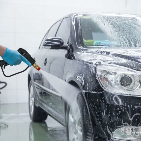Machine à laver pistolet à eau haute pression 4000psi pistolet à eau de lavage de voiture pistolet haute pression + buse cinq couleurs + adaptateur Karcher