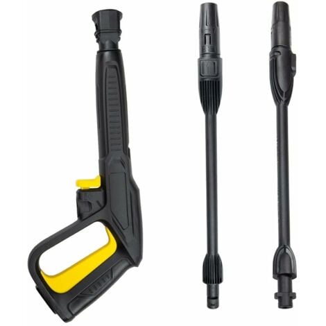 Pistolet À Eau Haute Pression Avec Lance Rotative, Compatible Avec Les Nettoyeurs Haute Pression Karcher K2  K7