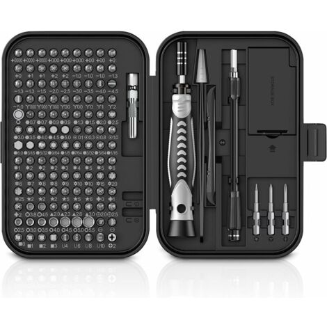 150 en 1 Jeu d'embouts de Précision , Jeu de Tournevis Torx, jeu de Tournevis de Précision, jeu d'outils de Réparation de Bricolage, Kit de Mini Tournevis avec étui Ikodm (1/5)
