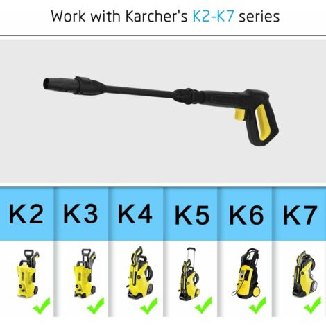 Piece Pour Karcher K4 Full Control Pistolet à Gâchette Pour Karcher K2 K3 K4 K5 K6 K7 Nettoyeur Haute Pression Pistolet De Nettoyeur Haute Pression Connexion Rapide Accessoire De Pistolet De Lavage Piece Pour Karcher K4 Full Control Pistolet à Gâchette Pour Karcher K2 K3 K4 K5 K6 K7 Nettoyeur Haute Pression Pistolet De Nettoyeur Haute Pression Connexion Rapide Accessoire De Pistolet De Lavage