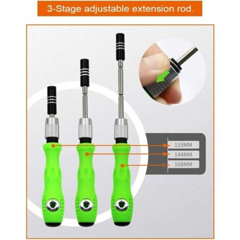 Mini Tournevis 25 En 1 - Kit Multifonction Pour Réparation Téléphone Portable - Neuf