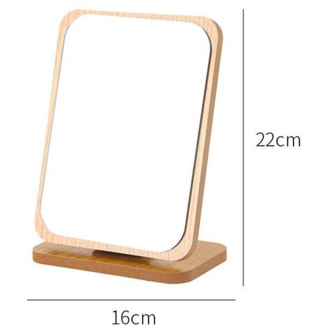 Miroir De Maquillage Portable 17x12cm – Pliable, Cuir PU, Angle Ajustable, Idéal Voyage - 12