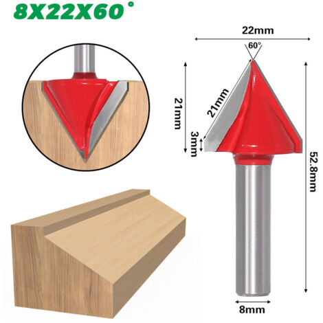 Fraise Circulaire à Rainurer 3mm Avec Roulement à Billes – Pour Bois, Queue 8mm, Neuf, Marque MaKu7