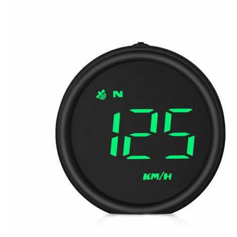 Compteur de vitesse GPS universel a affichage tete haute pour voiture HUD avec vitesse, avertissement de survitesse, mesure du kilometrage, rappel de conduite de fatigue pour tous les vehicules, model (1/4)