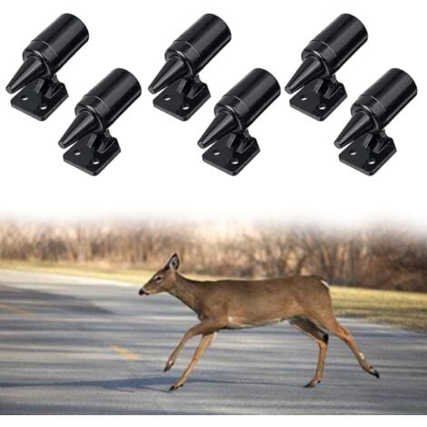 6 Pièces Sifflet Ultrasons Ultra Son Anti-Gibier, Sifflets de Cerf pour Voitures, Sifflets de Cerf Avertissement, pour Voitures, Véhicules, Motos DENUOTOP