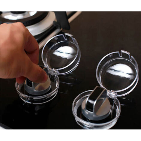 Protection Gaziniere 4pcs Couvercle De Sécurité Pour Bouton De Four,Couvercles De Protection Pour Bouton De Cuisiniere 78000743 Nous Enfants De Gaza