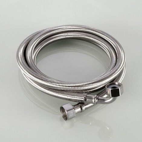 Flexible inox femelle - femelle 15x21 coudé longueur 150 cm Ikodm