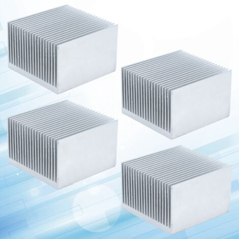 Dissipateurs Thermiques En Aluminium Auto-adhésifs - 10 Pièces - 14,5x14x13 Mm - Noir