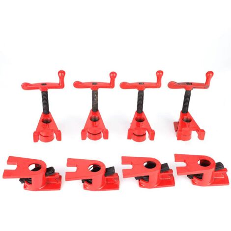 5 Pinces à Dégagement Rapide 4 Pouces - Serre-Joints Pour Travail Du Bois, Bricolage, Assemblage - Poignée Ergonomique - 3