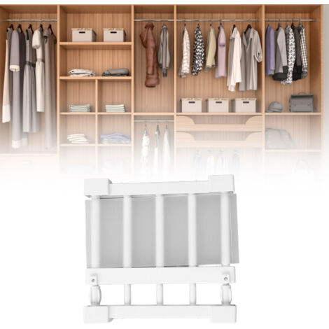 Séparateur D'Étagère Réglable - Organisateur Placard Télescopique 38-60 Cm - Pour Cuisine, Armoire, Bibliothèque