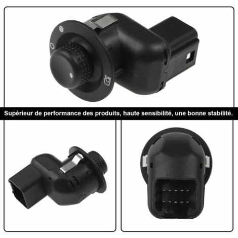 Interrupteur De Rétroviseur électrique Pour Renault Clio IV, Captur, Modus - Remplacement Facile - 3