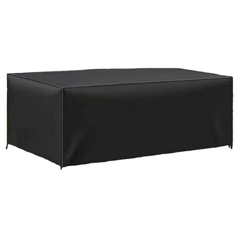 Housse Table de Jardin  - 180 x 110 x 70cm - Housse de Protection Bâche Résistante aux Intempéries et aux Déchirures 420D Oxford pour Mobilier Salon de Jardin (1/5)