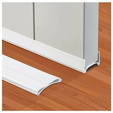 Bas de Porte Double Isolant - Fond Joint De Porte - Bande de Joint - Bande InsonoriséE De Bas De Porte - Joint D'étanchéité de Porte pour Fenêtre Anti-Intempéries - Peut Bloquer les Insectes