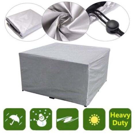 Housse Salon De Jardin, 160x160x80cm Housse Table De Jardin