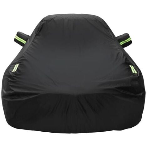 Bâche pour Voiture SUV  - Impermeable - 480 x 175 x 150cm - Noir - Extérieur - Housse de Protection Auto SUV - Étanche - Couverture SUV
