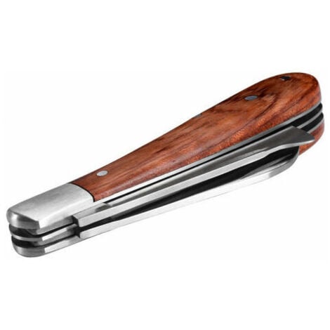 Lame Double Acier Carbone Couteau De Greffage Pliable 2 Lames - Acier Carbone - Pour Jardinage Et Arbres Fruitiers Outil Jardinage Greffe