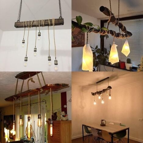 10m Fil électrique Corde, 2 Curs Linge de Cable d'éclairage de Corde Vintage Fil de cuivre recouvert Rétro Tressé Industriel Corde pour DIY Pendentif Lampe,