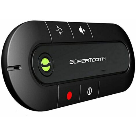 Ikodm – Kit mains libres Bluetooth 5.3 pour voiture – Autonomie 20h en conversation – Clip magnétique pour visière – Portée 10m (1/4)