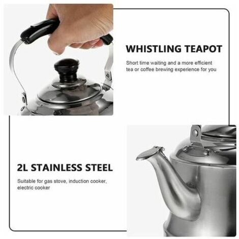 Buse Sifflante En Acier Inoxydable Pour Bouilloire - Sifflet Automatique - Compatible Plupart Bouilloires - Remplacement Facile - Idéal Cuisine, Camping