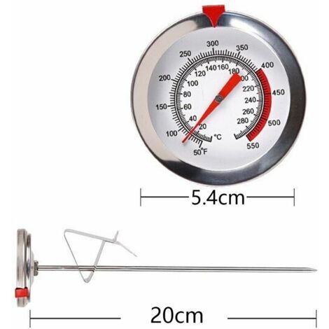 LACOR Silikon-Löffel Mit Sondenthermometer - 25cm, Lebensmittelecht