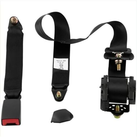 2X Universel 3 Point Rétractable Ceinture de Sécurité Voiture Siège ceinture