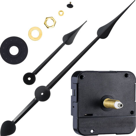 Mécanisme D'horloge à Axe Long Et Couple élevé – Pour Aiguilles Jusqu'à 30 Cm (12 Pouces) – Arbre 28 Mm – Idéal Horloge Murale DIY