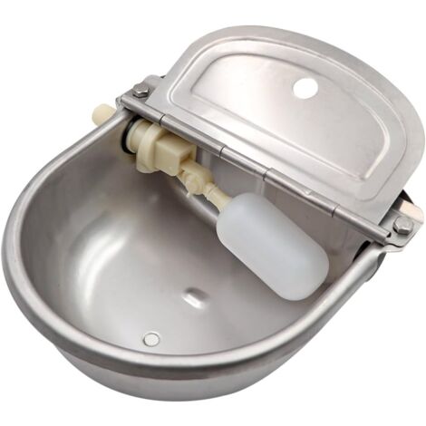 Abreuvoir Automatique Pour Porcs - Bol Acier Inoxydable 15 Cm, Avec Valve, Pour Ferme Et élevage