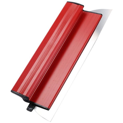 Couteau à enduire Lame d'écrémage pour cloisons sèches 60 cm, outil pour cloisons sèches avec lame en acier inoxydable de 0,35 mm, couteau semi-flexible pour cloisons sèches en ciment et en béton