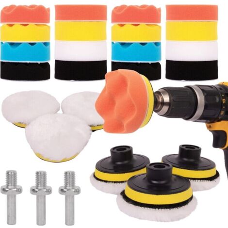 KIT DE POLISSAGE Verre Premium Tampon Feutre Oxyde De Cérium Inclus Capacité 7 EUR 22,19