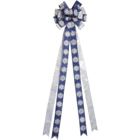 Décoration De Noël : Grand Nœud, Ornement Géant Pour Sapin, Décoration