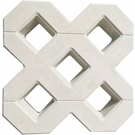Moule A Pavé,Moule Pour Dalles En Beton Bricolage Square Garden Chemin béton plastique Brique de pavage Propylène Pavement Mold Walkway Jardin Bâtiments Accessoires Moule Beton (40X40CM) (1/5)