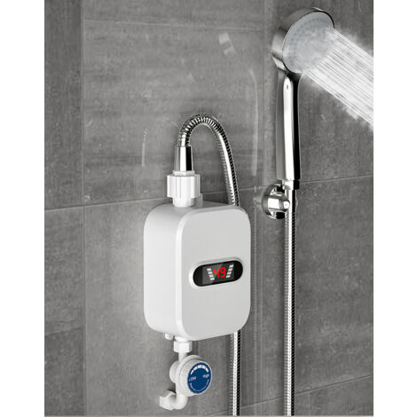 Ikodm – Chauffe-eau instantané 3500 W 220 V – Chauffage rapide pour cuisine et salle de bain – Étanchéité IPX4 – Affichage numérique LED (1/4)