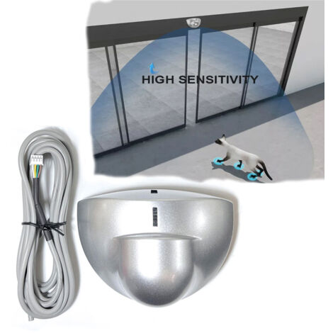 Détecteur Mouvement PIR Infrarouge 110-220V - Portée 10m - Lampe Murale Automatique
