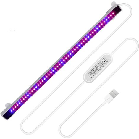 Lampe pour Plante, Chronométrage Auto - on/Off, 48 Lampe LED Lampe de Croissance pour Plantes, pour Les Plantes d'intérieur (1/6)