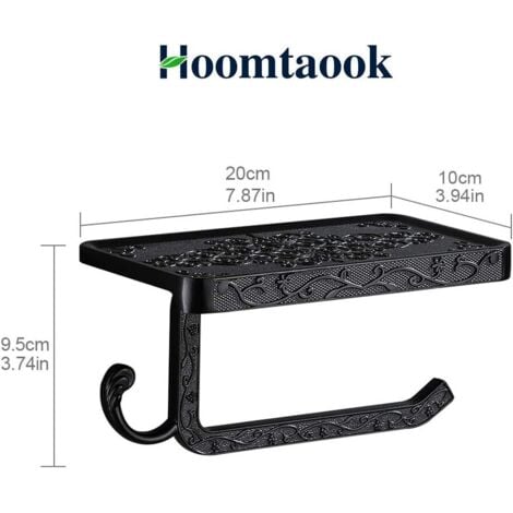 Porte-papier Toilette Sur Pied, Bronze Huilé, Support De Papier Toilette En Acier Inoxydable Avec Rangement Pour Jumbo Mega, Housen Solutions