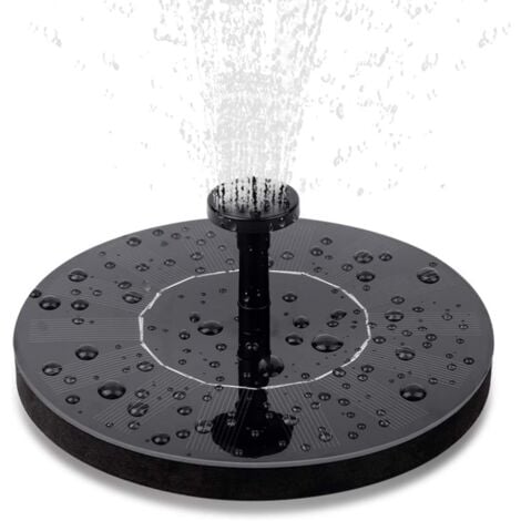Solar Springbrunnen, Solar Teichpumpe mit 1.5W Monokristalline Solar