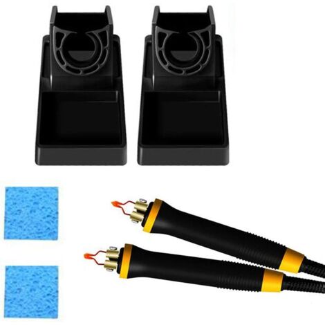 Professionnel 60W Outil De Brûleurs à Bois Kit D'artisanat De Pyrograveur à Double Stylo, Station De Brûleur à Bois à Double Brûleur Avec Support, avec 23 Pointes De Fil