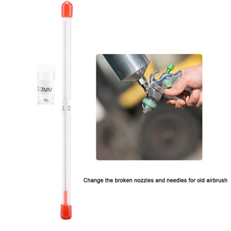 Lot De 5 Buses De Rechange Pour Aérographe - 0,2/0,3/0,5 Mm - Accessoires De Buse D'aérographe (0,3 Mm
