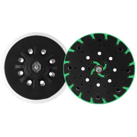 Create idea Patin de Ponçage 150mm pour Ponçage Sans Poussière M8 Filetage de Connexion Crochet Boucle Patin de Support Compatible avec Bosch Ponceuse Orbitale Compatible avec Festool ETS 150 (1/5)