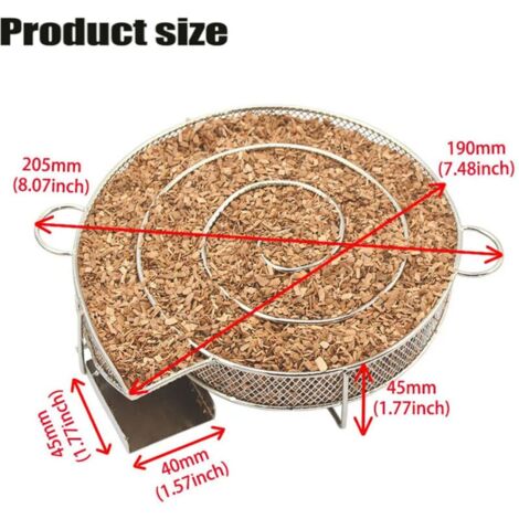 Pack De 4 Clips Support Thermomètre En Inox 304 - Pour Barbecue, Fumoir Et Cuisine - Accessoire Pour Lecture Précise De Température - 7