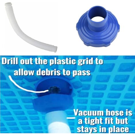 Tuyau et Adaptateur pour écumoire de Piscine, 1.5in in-tex 25016 ...