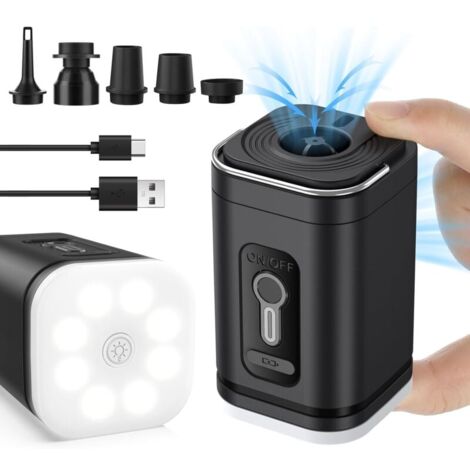 Pompe à Air Électrique 3-en-1,2000mAh Pour Sac Sous Vide