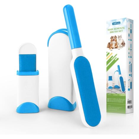 WANTUSHUI 2 Pièces Gant Anti Poils Animaux Double Face,Gant Poil Chat Chien Réutilisable,Brosse Anti Poils Animaux Statique,Gant Ramasse Poils Pour Enlever Les Poils Sur Canapé,Vêtements,Voiture