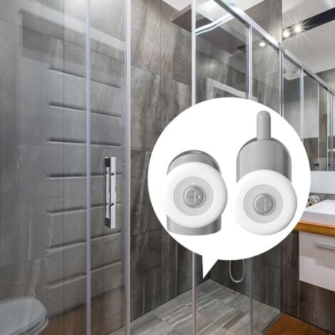 Kit 8 pièces roulettes de remplacement verre cabine de douche porte