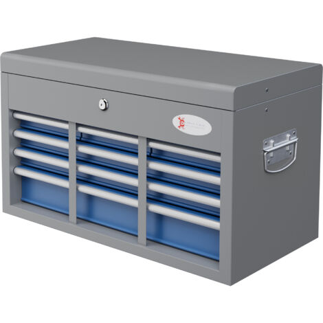 NUTS 'N' BOLTS Boîte De Rangement Aluminium Verrouillable - 66x22,9x22,9 Cm - Étanche - Pour Remorque, Camion, Outils
